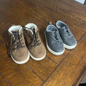 Toddler Size 5 Dress Shoe/Boots Set